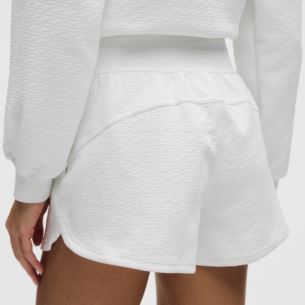 Lululemon Athletica White Athletic Shorts